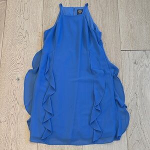 Vince Camuto High Neck Ruffle Dress in Size 0